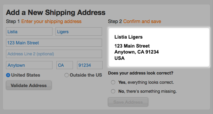 What is a verified shipping address and how do I create or save it ...